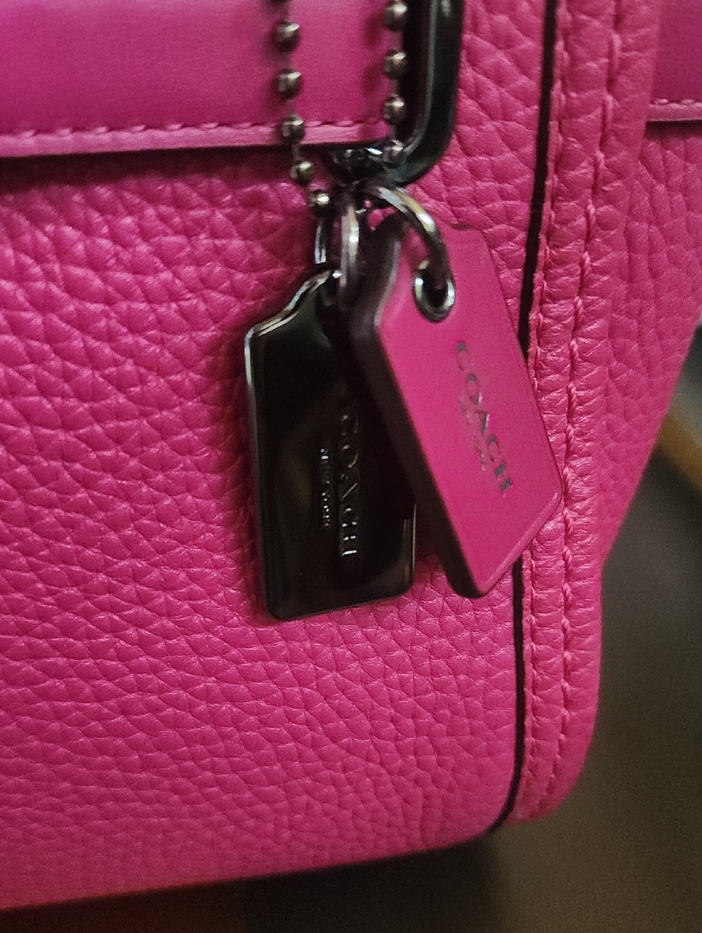 Coach Mini Swagger Crossbody/hand Bag Euc W/ 2 Original Tags - Picture 12 of 17